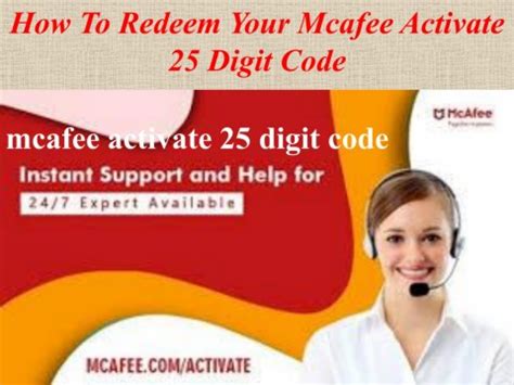 redeem mcafee code|enter mcafee 25 digit code.